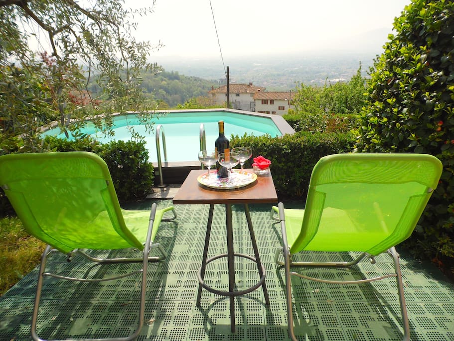 View from the pool