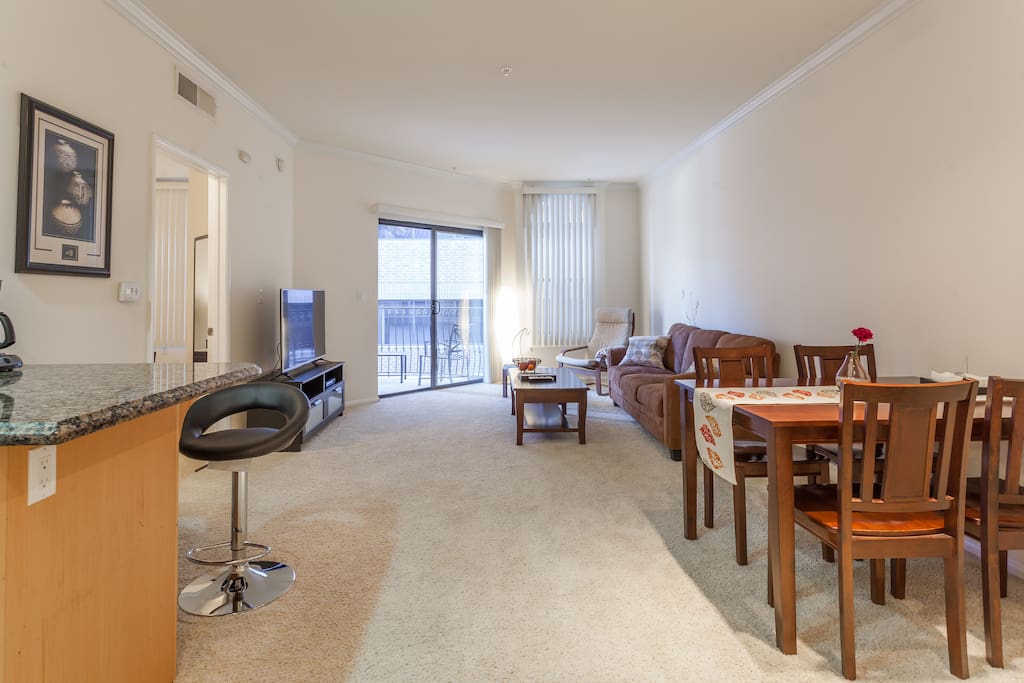 Tidy and big living room