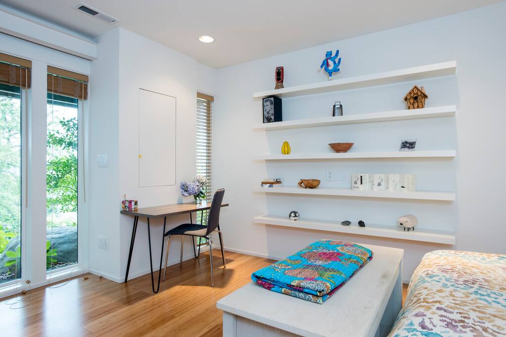 Work or writing space with great natural light.