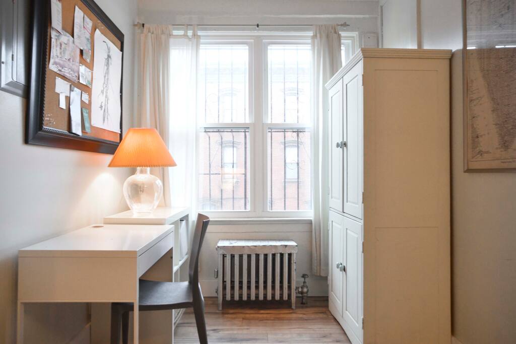 Nook off living room is perfect for working on your laptop - there is even a printer you can borrow