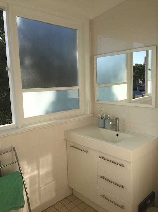 Sunny bathroom