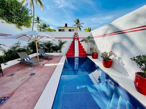 Casa Piramide: 2 bed house, private pool, king bed