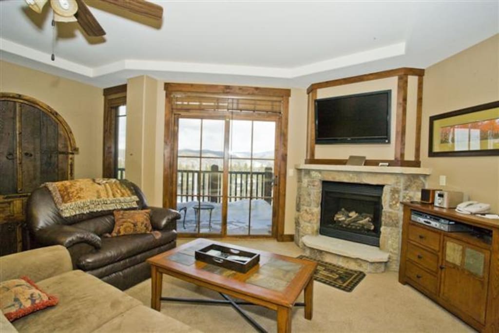 Living Room with a view of the Continental Divide!