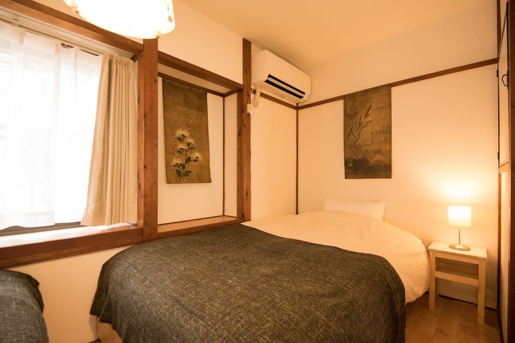 Bedroom 2, 120cm double bed.备有2m×1.2m双人床的卧室。
