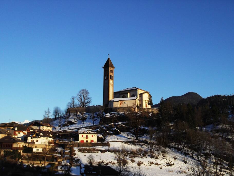 paesaggio dal balcone