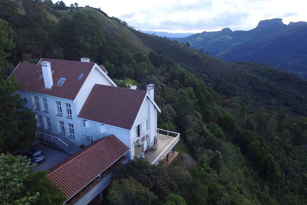 Vista panorâmica - aérea da propriedade