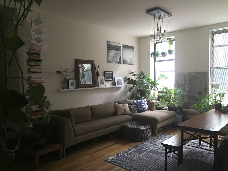 Large living room/common area.