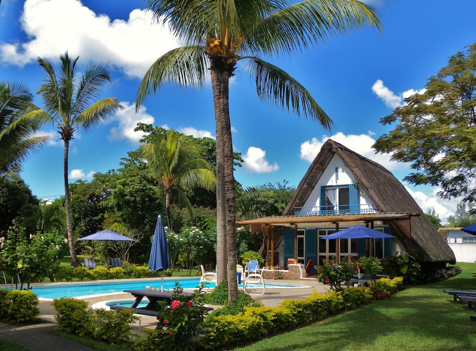 Villa and Pool