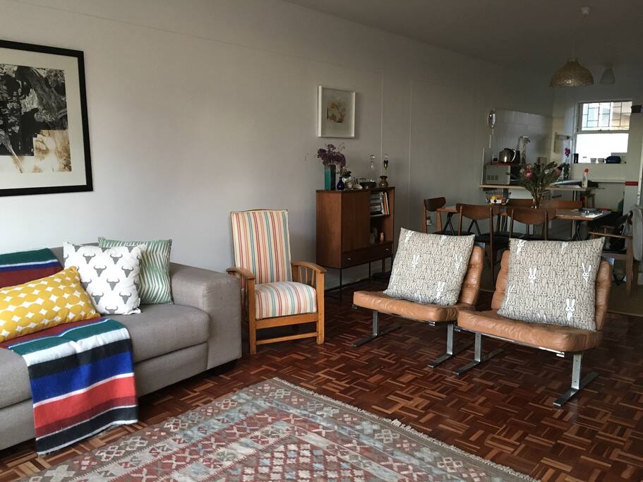 Open plan living areas