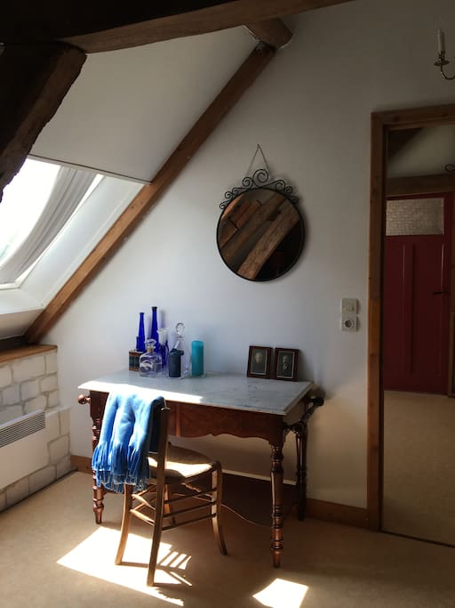 Vanity table in the second bedroom