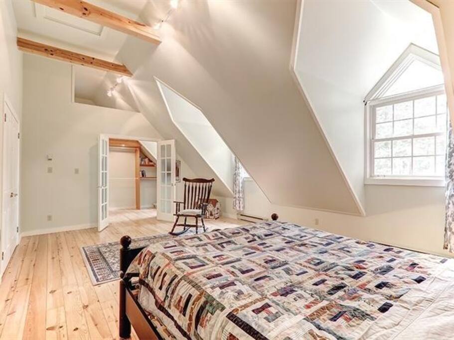 Another view of bedroom and walk-in