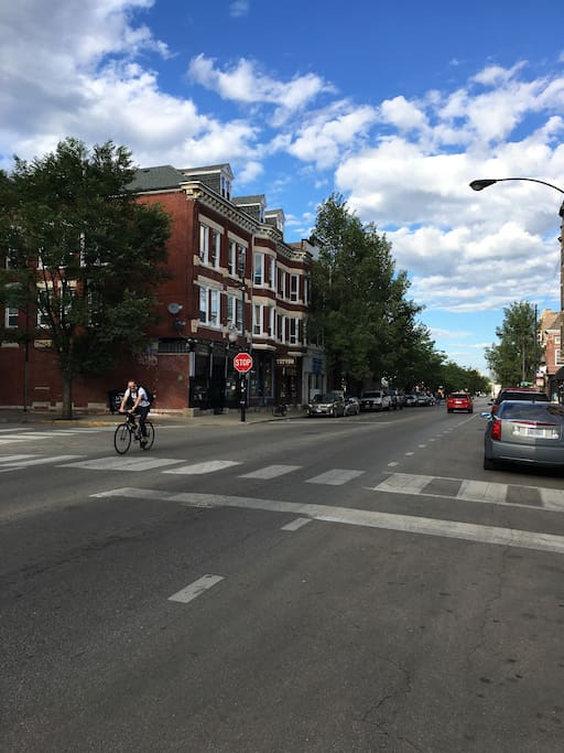 We are one block from Pilsen's 18th St.