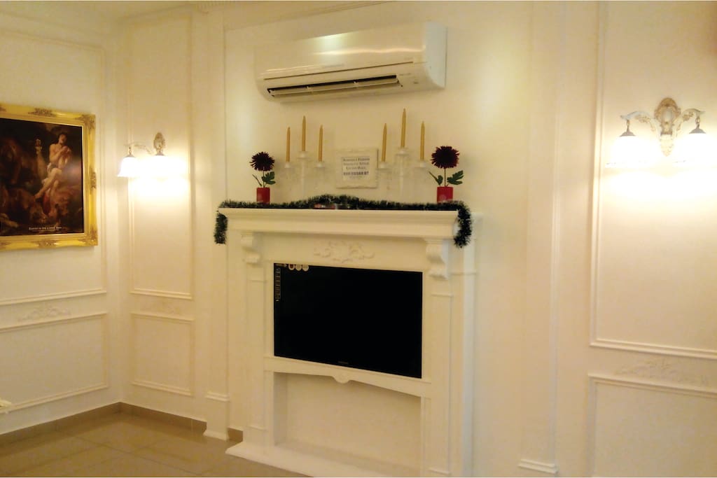Italian's Baroque Style Luxury Living Hall