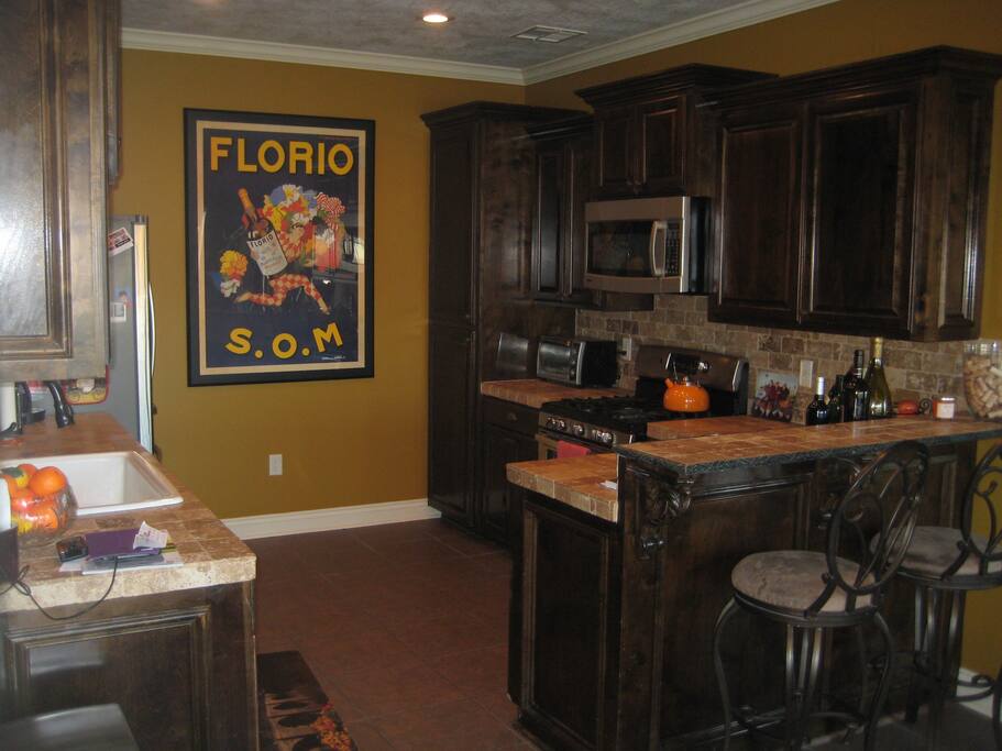 Feel free to use the kitchen