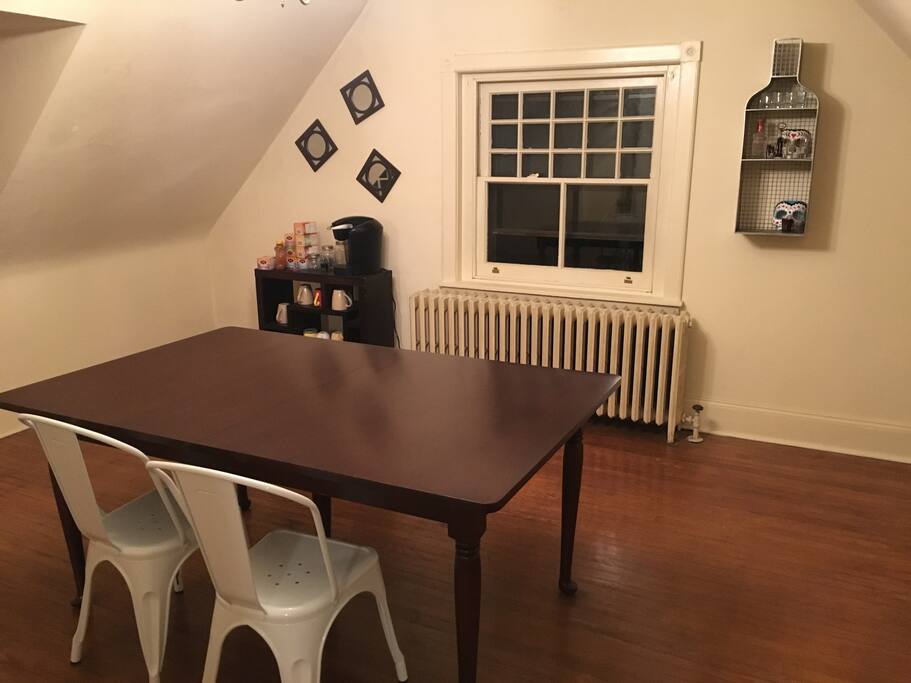 Large dining room.
