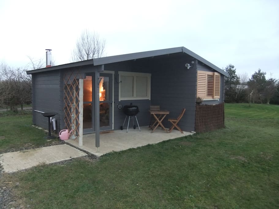 Perfect for two, the grey cottage is set in its own private grounds,