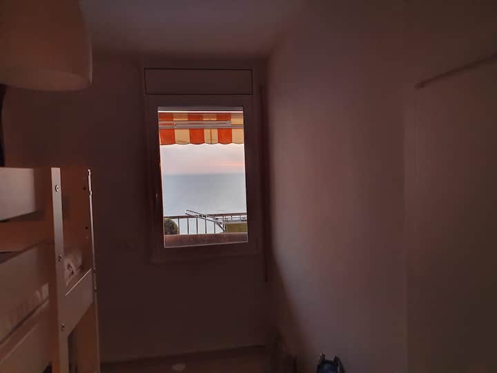 habitación literas mar