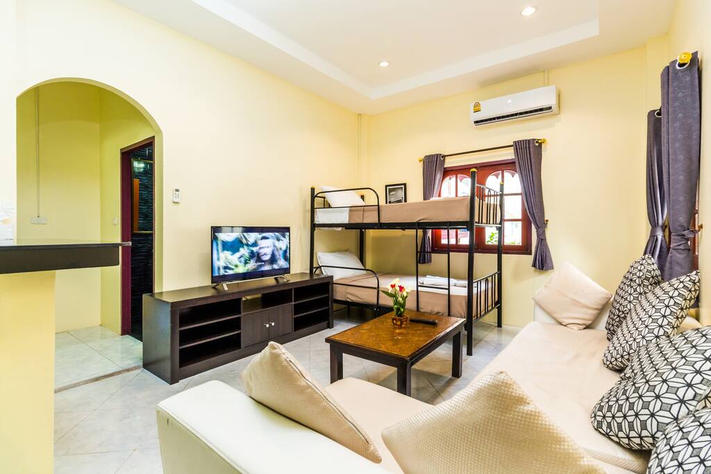 Living room with AC