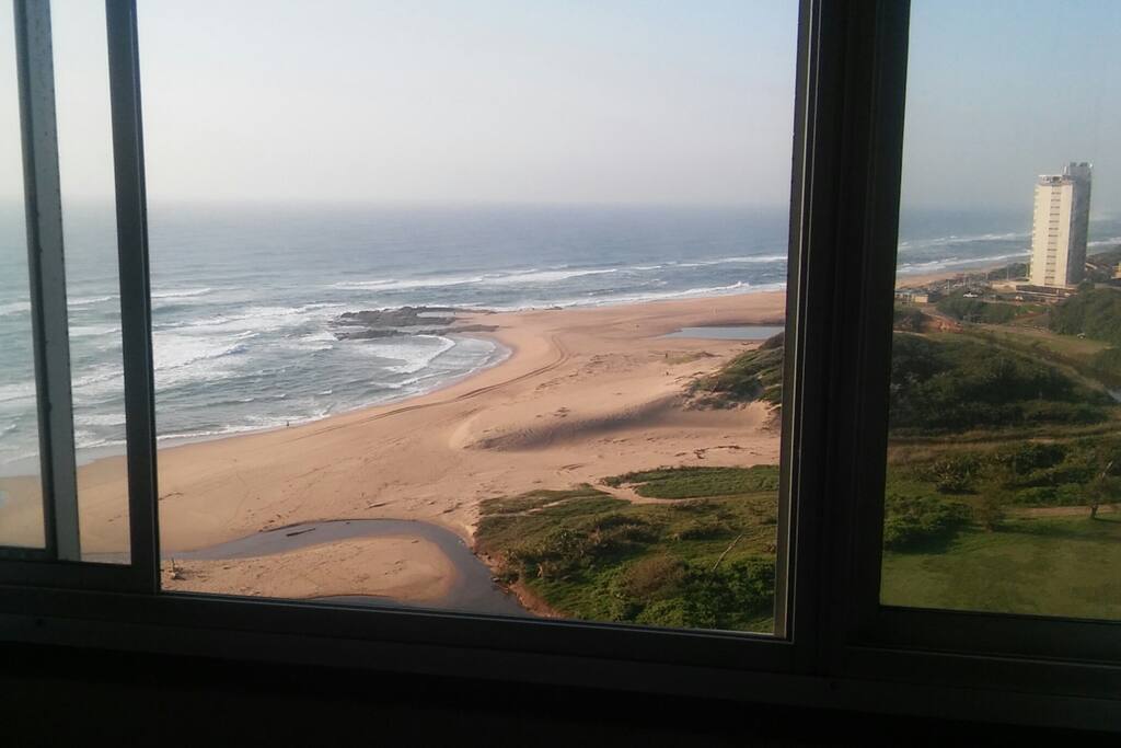 Window beach view
