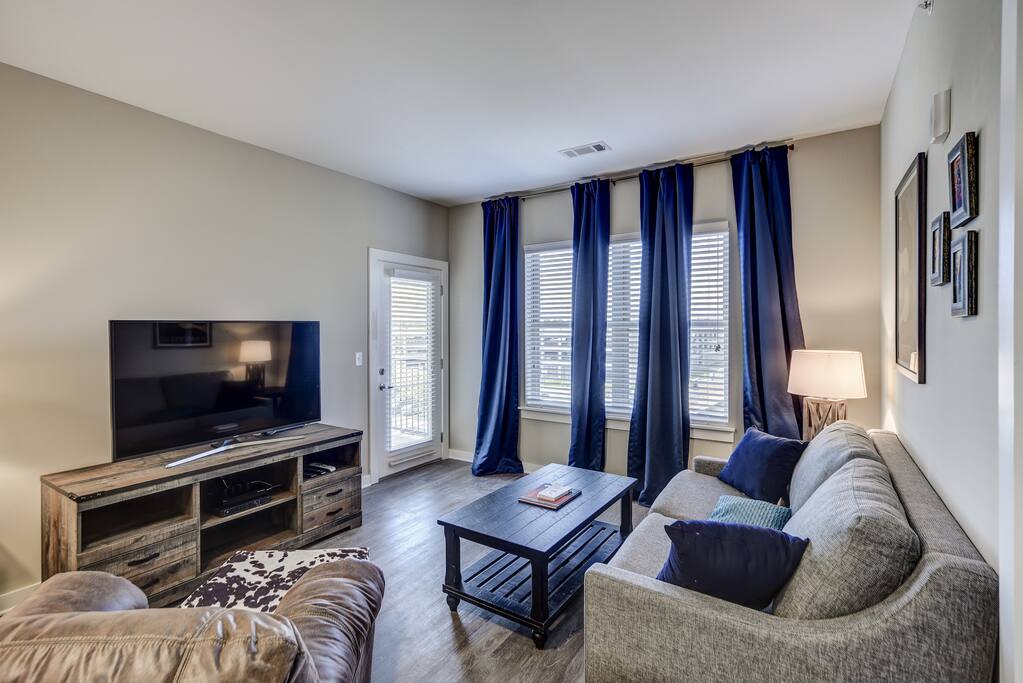 Living room with sleeper sofa