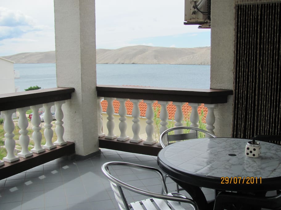 View from terrace B ap. and entrance to apartment.