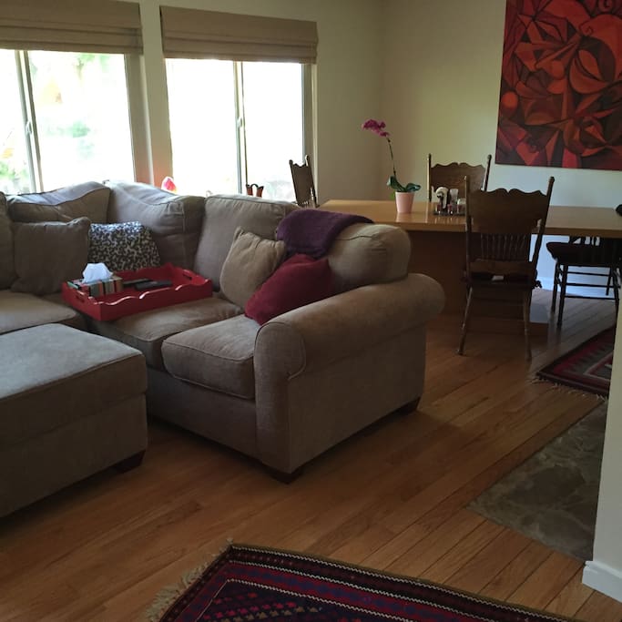 Living Space with HD TV & Netflix, HomeBox, ShowTime, Starz