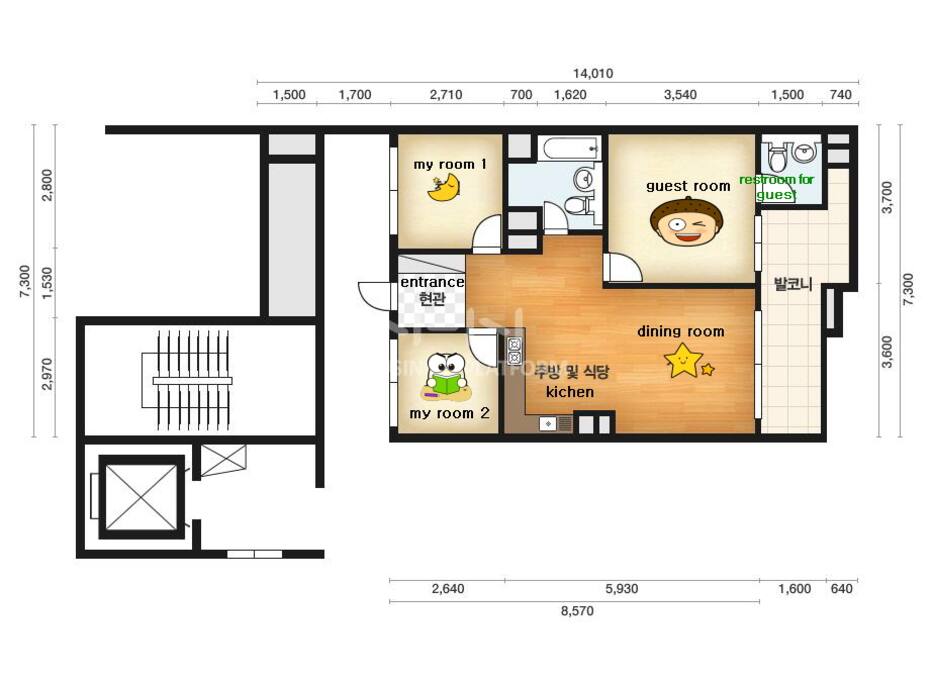Apartment floor plan