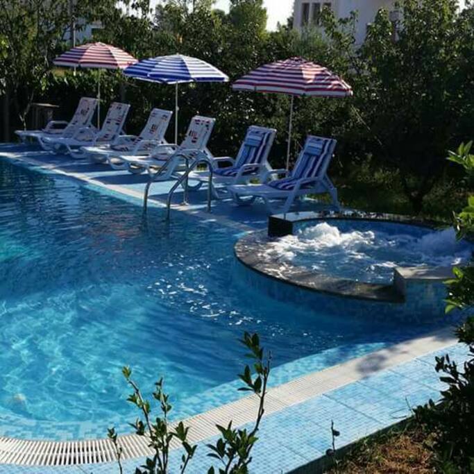 Swim pool at the best time.