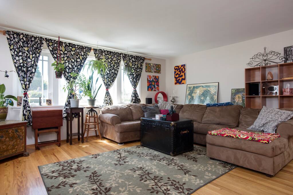 This is a shot of the living room. One of the great things about our home is how full of light it is.