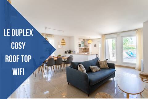 Le Cosy★ Duplex ★ Rooftop ★ Sunny ★ Disneyland