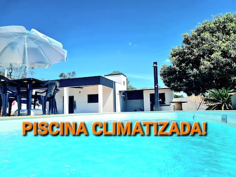 Recanto PetFriendly with pool and air conditioner