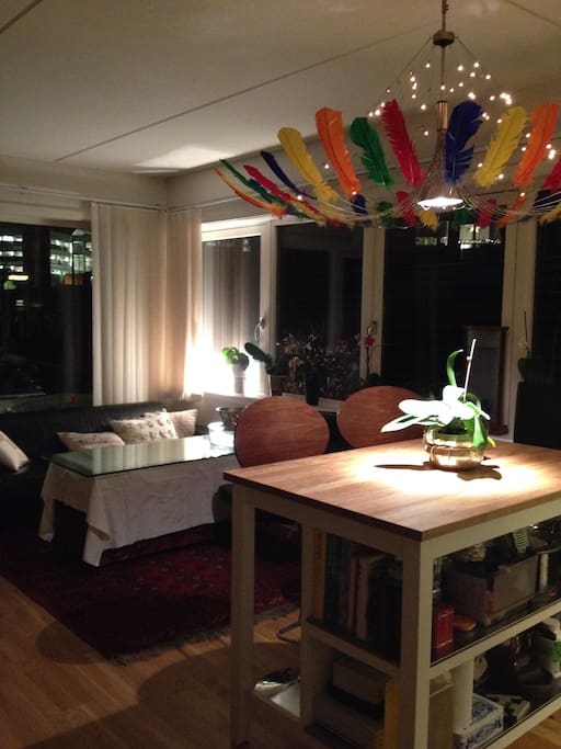 The living room