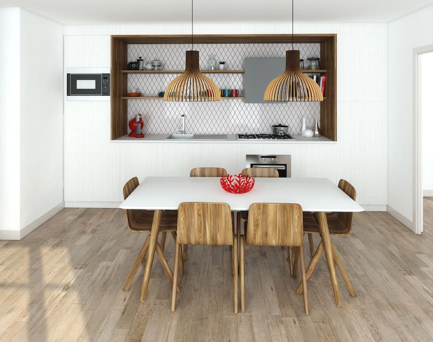 Cuisine entièrement équipée