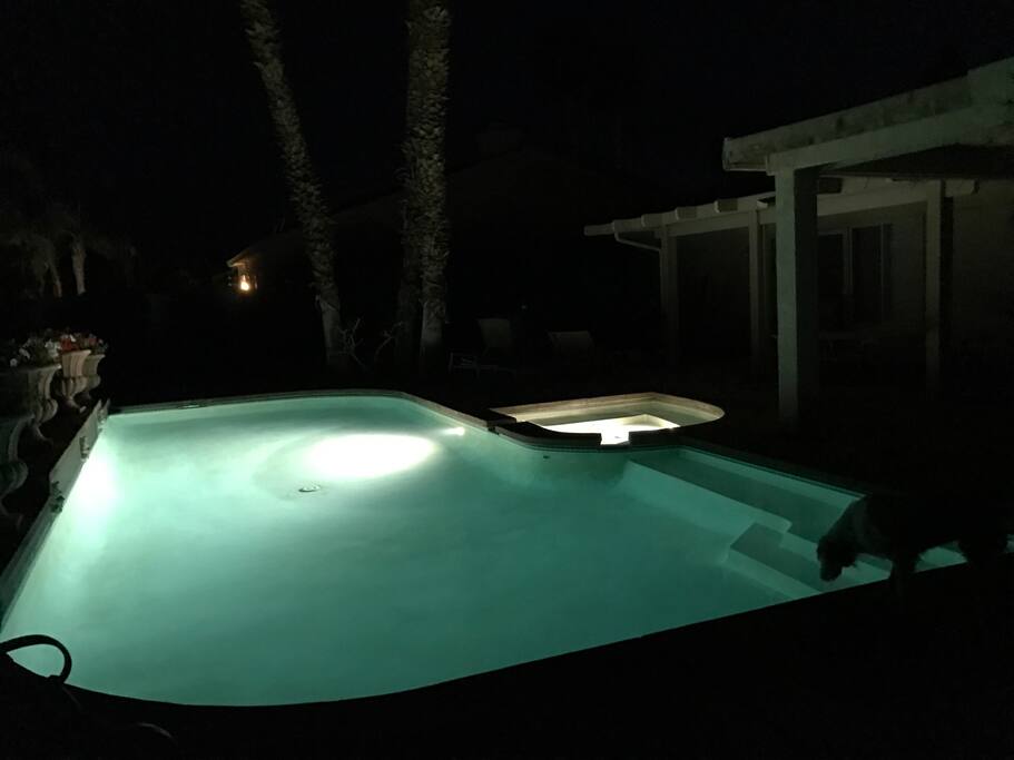 Pool and spa available for guests to use