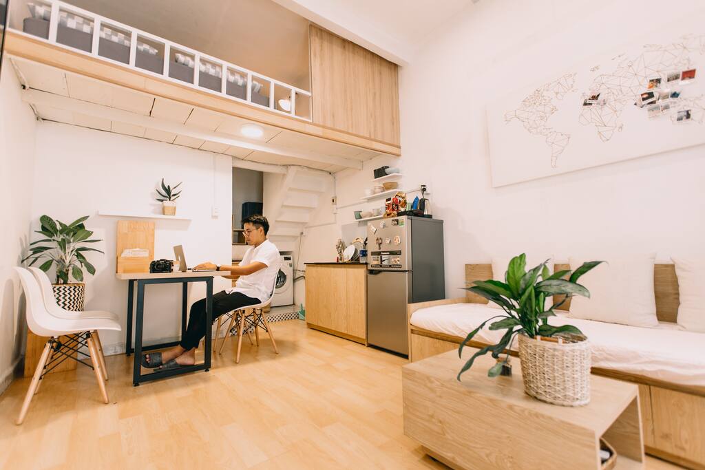 The whole space you will be staying in.
