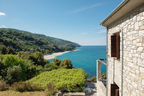 Pelionbnb.1 VILLA AZALEA | "private" beach @Pilio