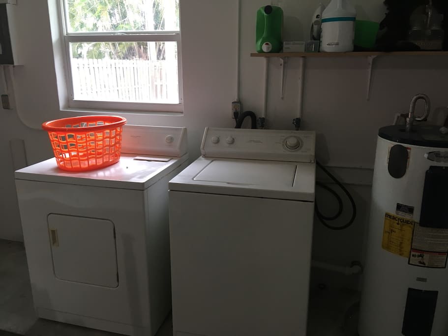 Laundry for guest use