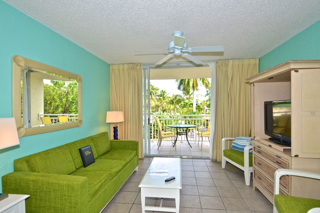 Patio living room view