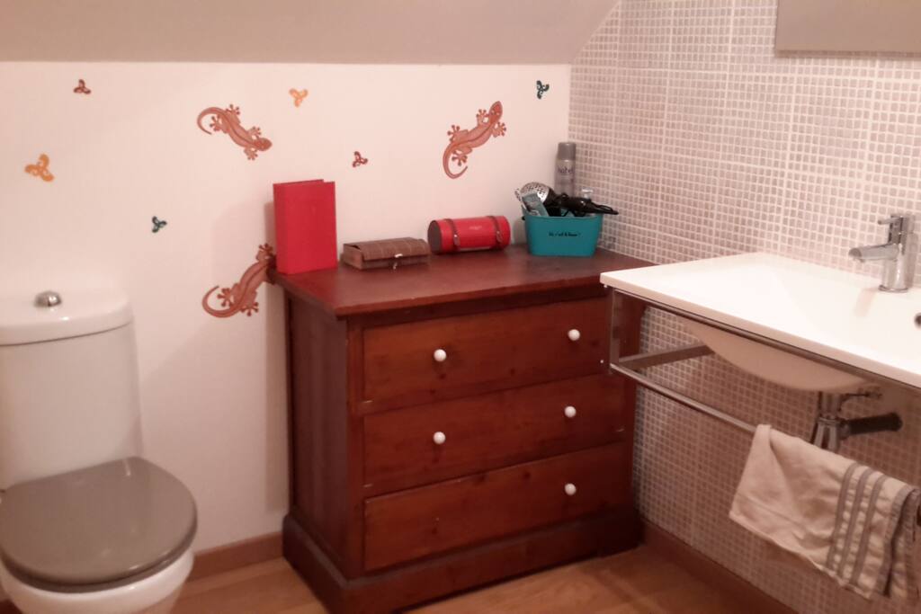 Wc et point d eau à l'étage
