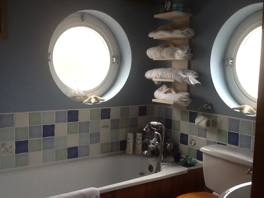 The shared bathroom