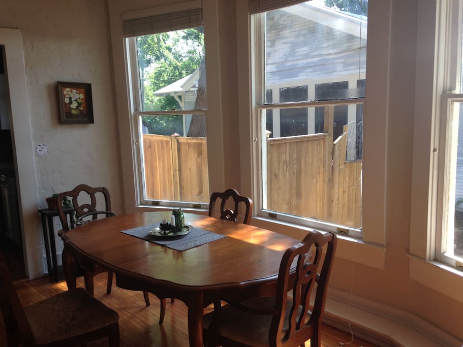 Beautiful light in the dining room