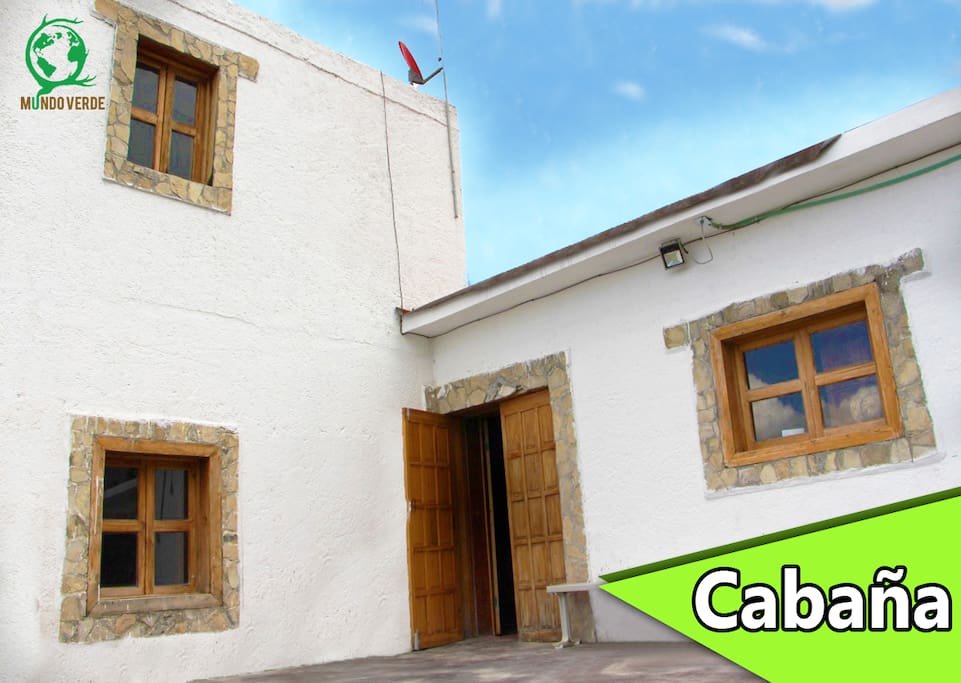 Cabaña terraza hasta para 18 personas