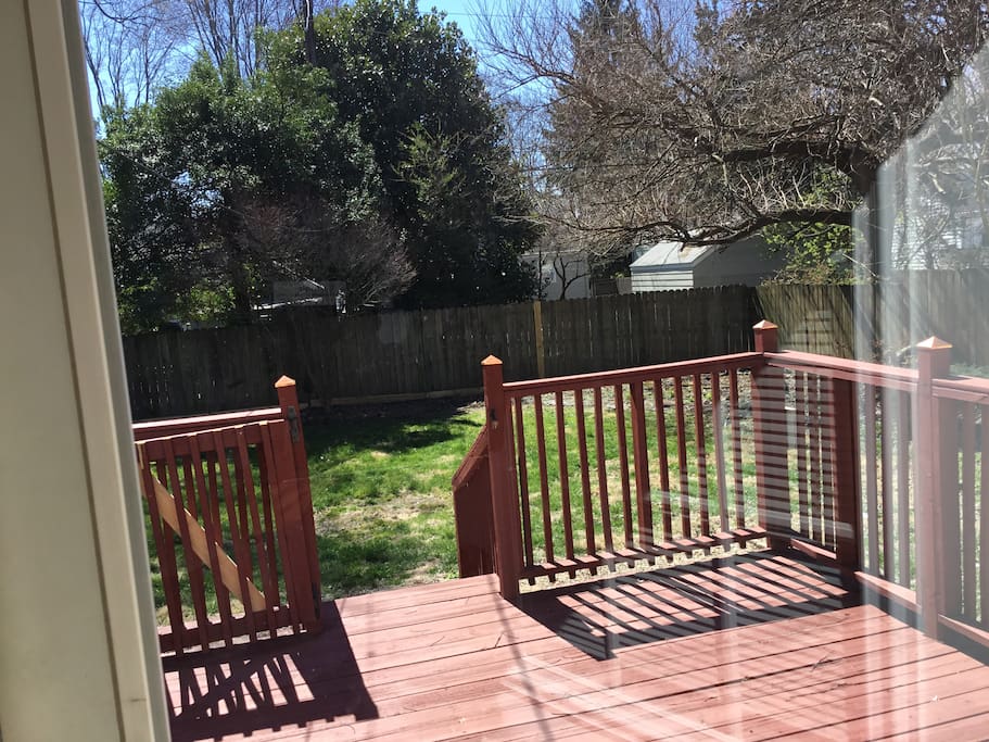 Deck / Backyard Fenced In