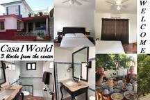 Casa1World 3 blocks from the Center + WIFI Bed2