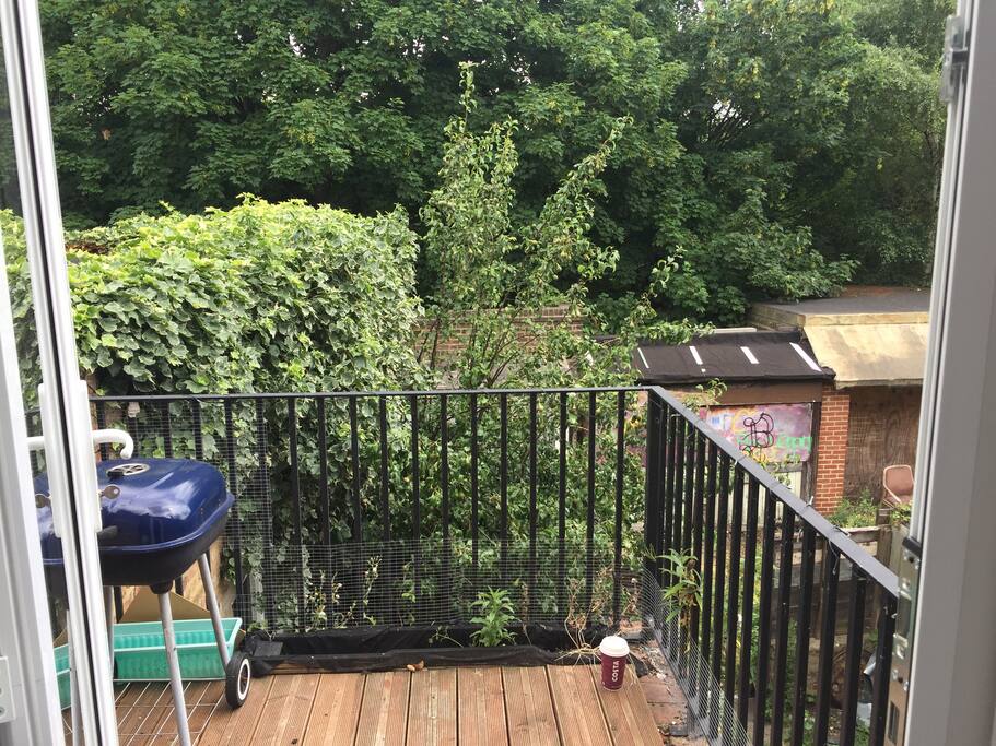 Small balcony and barbecue available