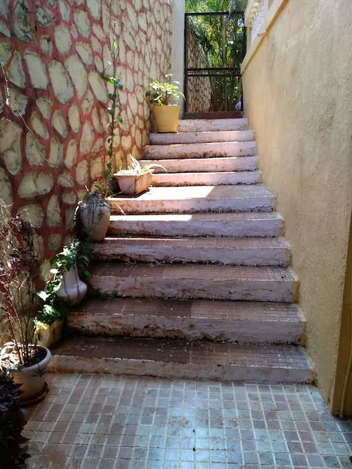 External Stairs to Basement