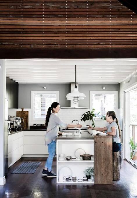 fully equipped modern kitchen
