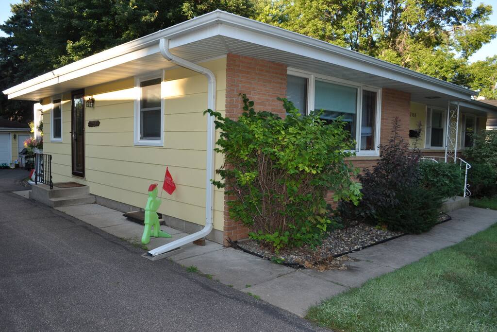 Side entrance