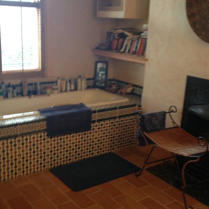 huge, beautifully decorated bathroom