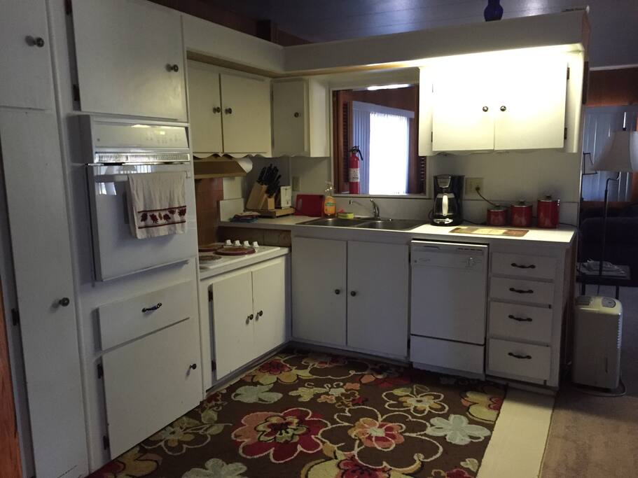 Fully stocked kitchen! If you think of anything we don't have, let us know!!